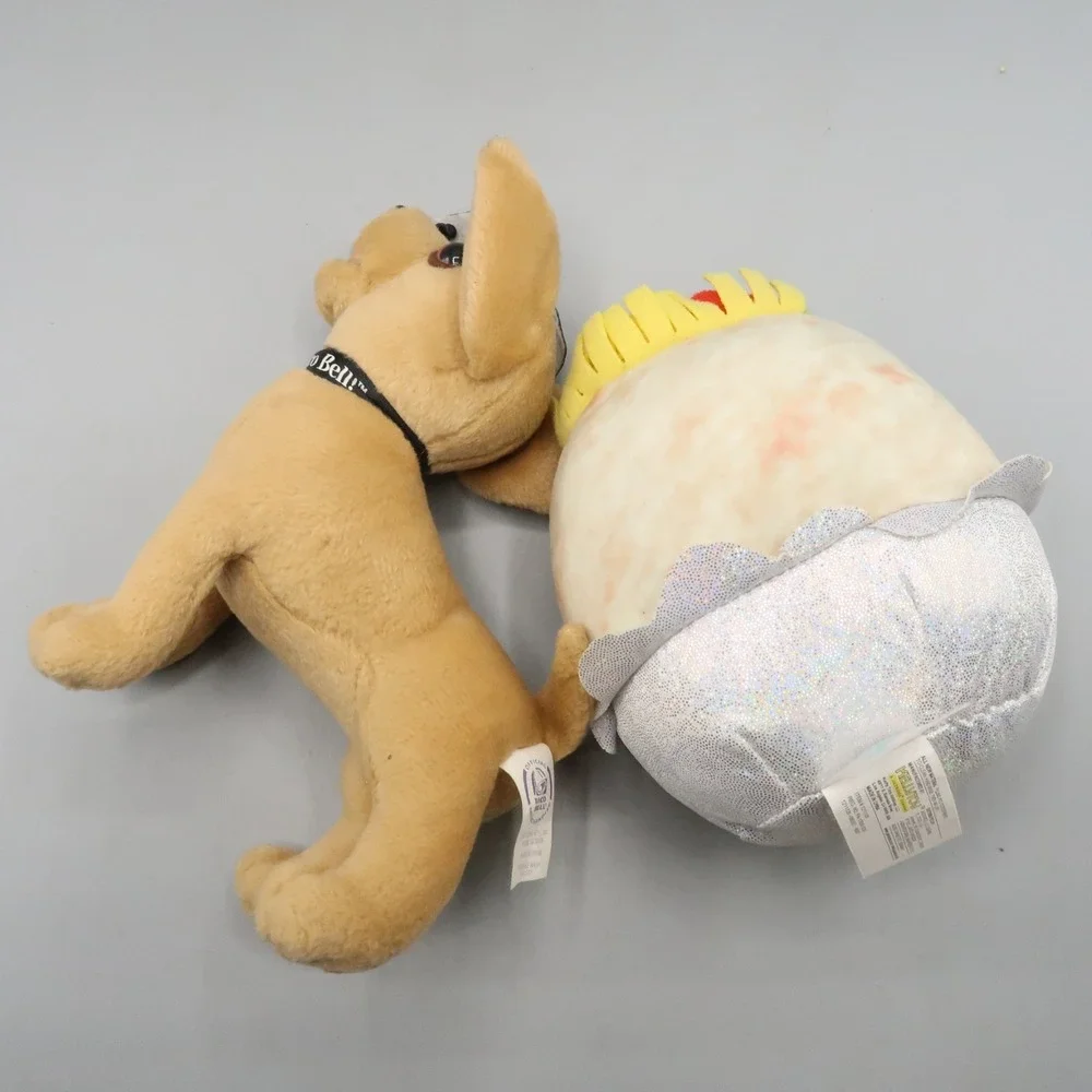 Taco Bell Chihuahua Dog No sound & Taco Squishmallow Plush Food Lover Lot